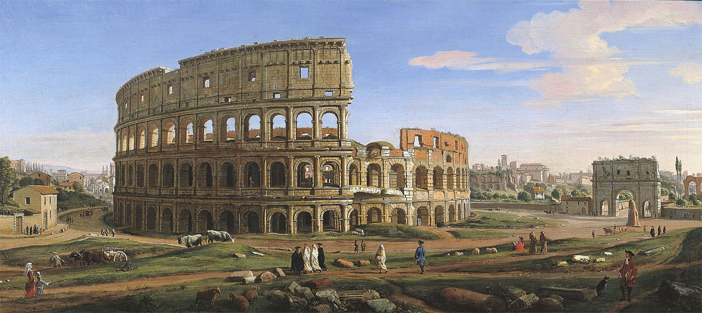 Gros Cendrier de Table Colisée de Rome
