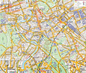 Mappa dei mercati, boutiques in roma