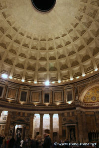 Photo de l'intérieur du Panthéon de Rome