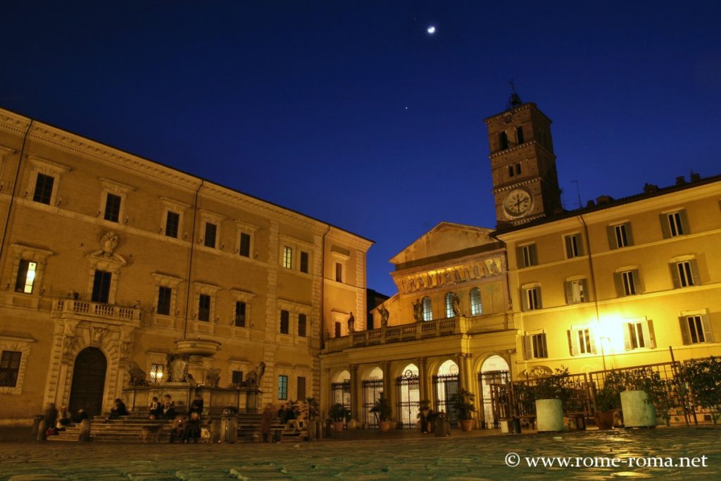 Place Santa Maria in Trastevere