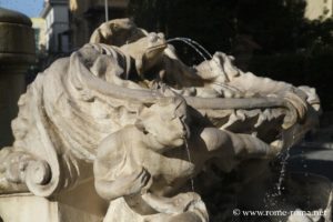 Fontaine, photo du quartier Coppedè à Rome