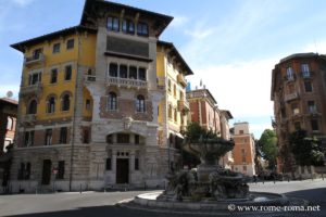 Place Mincio, quartier Coppedè à Rome